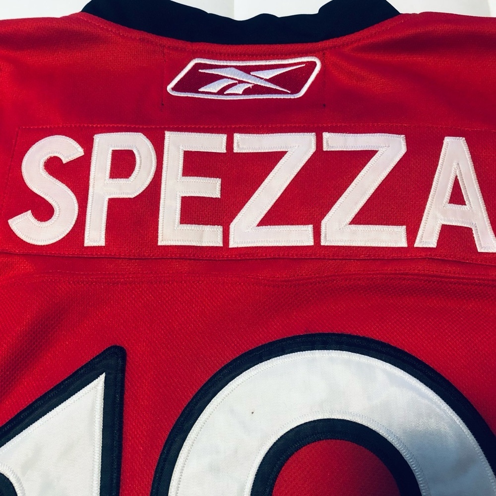 Qttawa Senators Spezza 19 Hockey Jersey NHL Size 50 RED Canadian Authentic CCM - Picture 3 of 12